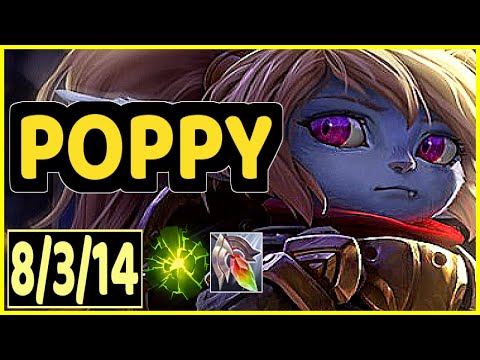 POPPY VS LEONA - 8/3/14 KDA SUPPORT GAMEPLAY