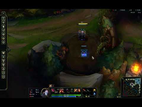 Shaco clear on the red side without attacking the Raptors