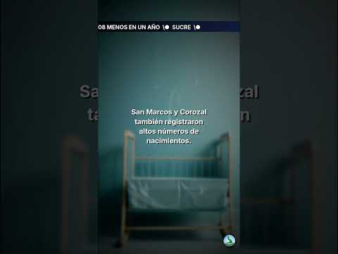 Disminuye natalidad en Sucre: 508 menos en un año