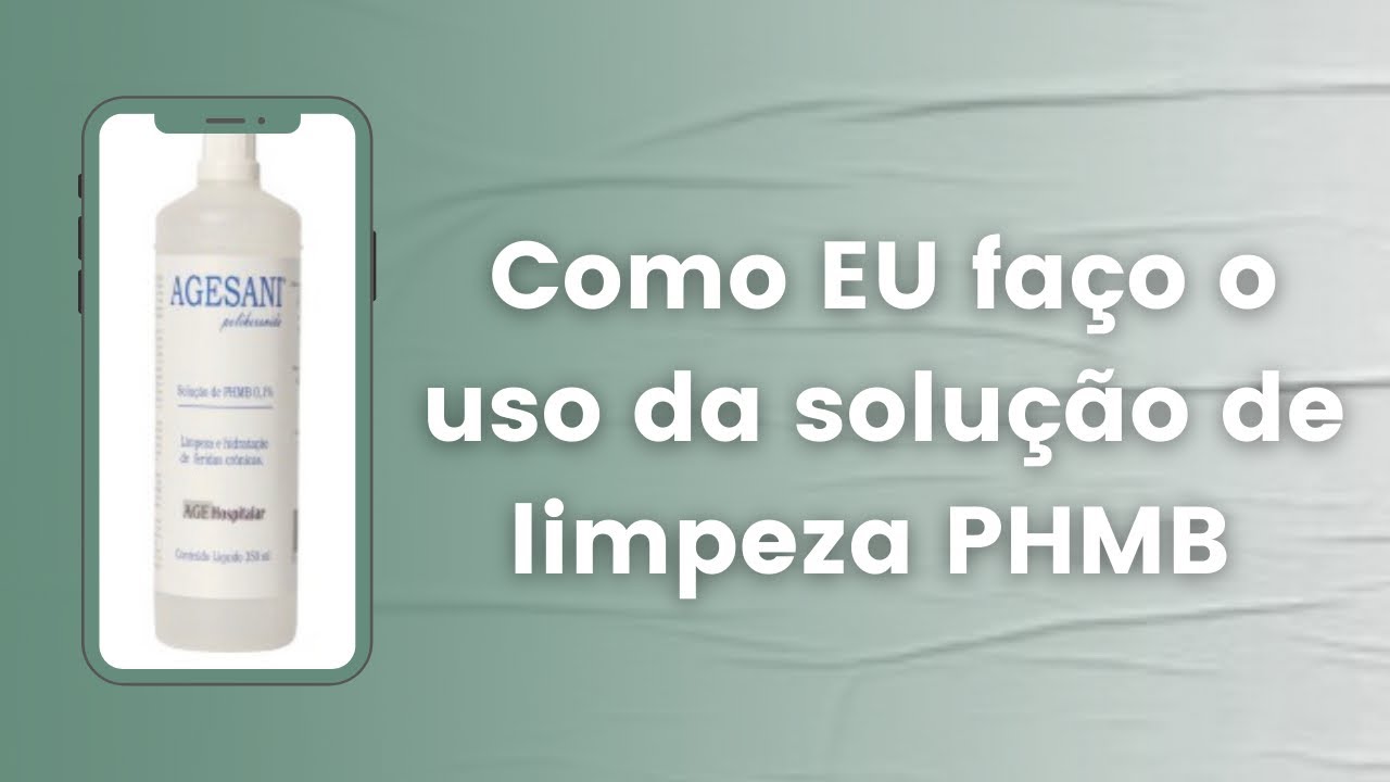 Watch Now Uso da solução de limpeza com PHMB e aplicação do Stratamed Uso da solução de limpeza com PHMB e aplicação do Stratamed