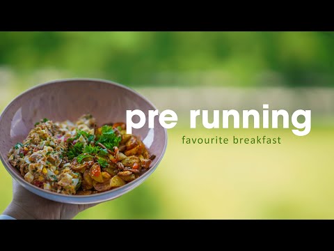 PRE RUNNNING MEAL | My favorite breakfast right now