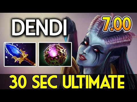 Dendi DOTA 2 Patch 7.00 [Queen of Pain] 30sec Ultimate
