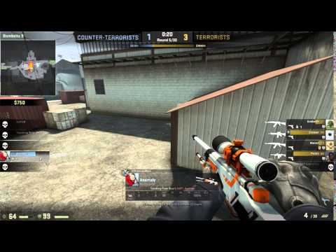 CS:GO My first 360 noscope :D