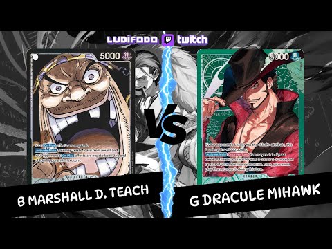 OP14-EB04: Ranked Sim B Marshall D. Teach VS G Dracule Mihawk - One Piece TCG Card Game
