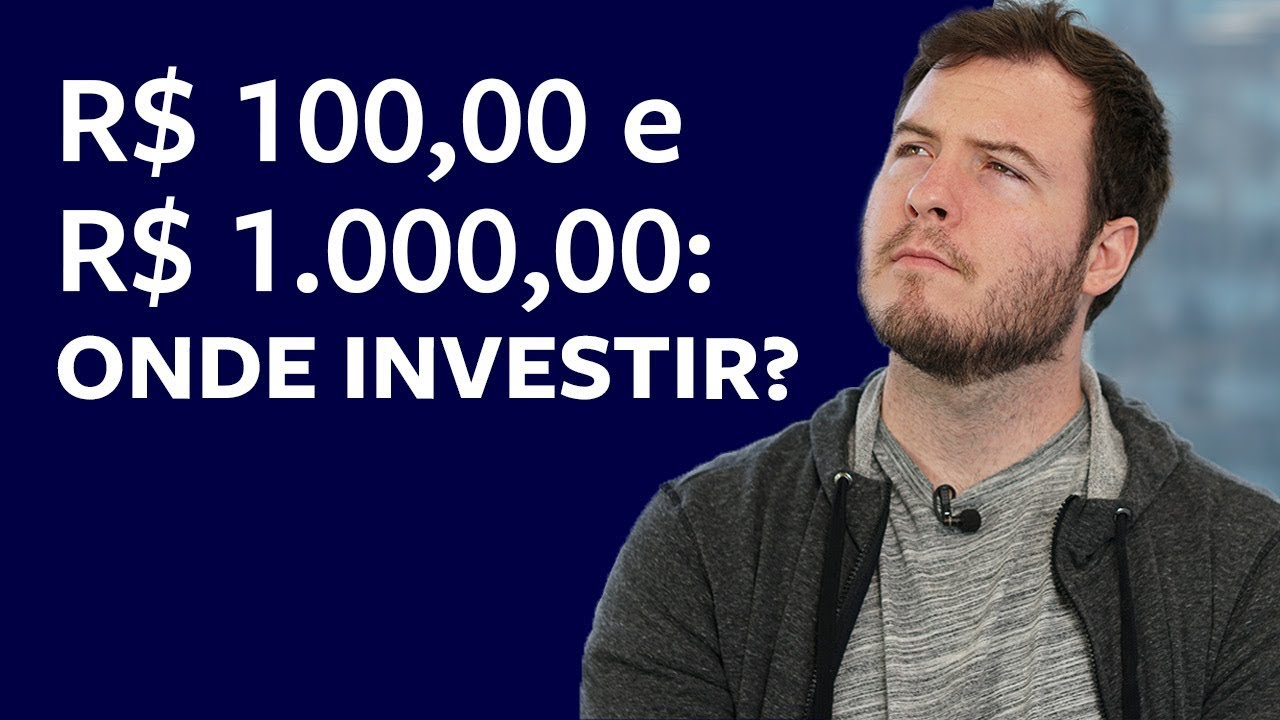 R$100 e R$1.000 | Investimento baixo. Rentabilidade alta