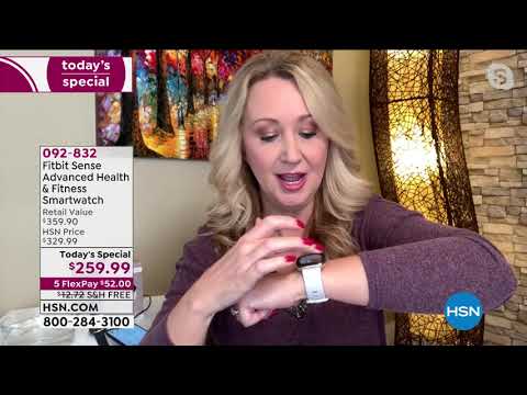 Fitbit Sense Advanced Health   Fitness Smartwatch with E...