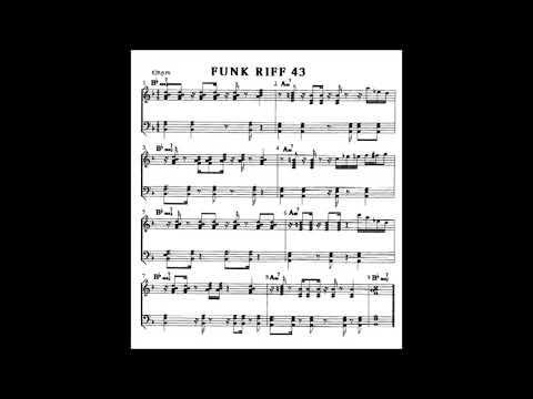 Andrew D. Gordon - riff 43 - jazz funk - tutorial lesson keyboard piano