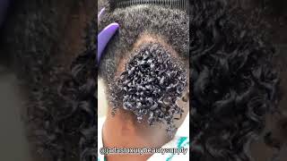 😍 Coco Black Naturals Curling Custard making curls POP! 😍