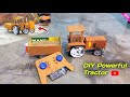 How To Make Cardboard Tractor How To Make RC Tractor From Cardboard CARDBOARD TRACTOR