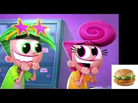 Cosmo y Wanda en un Mc,donalds