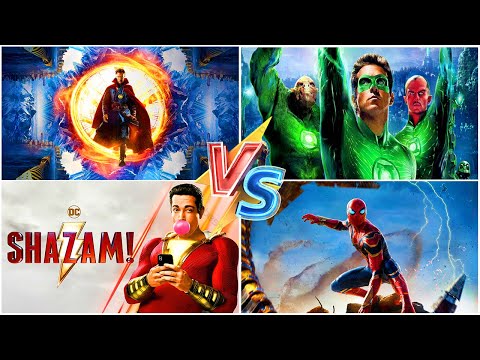 Doctor Strange vs Green Lantern vs Shazam vs Spiderman TILES HOP EXE