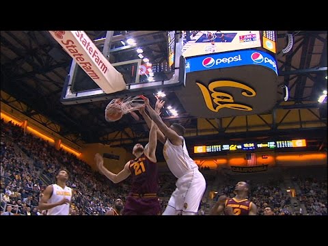 Highlights: Cal edges Arizona State in men's basketball