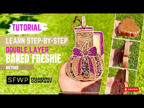 DIY Double-Layer baked car freshie method