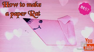 How to make a paper rat / #How_to_make_paper_rat / #Art_With_Abhi /  #How_to_make_origami
