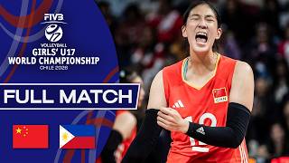 China vs. Philippines - Pool Play | Girls' U17 World Championship - 2026