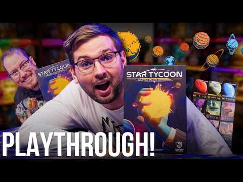 Learn The Ever Shifting Space Economy! Star Tycoon Board Game Teach & Play