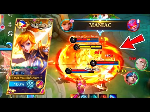 LAST MATCH BEFORE MYTHICAL GLORY (MANIAC) HARD GAME HYPER CARRY FANNY MODE ON !!