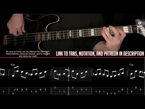 Deep Purple - Smoke On The Water (Bass Line w/tabs and standard notation)