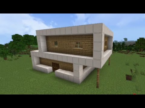 Crafty Reef Plays - Craftsman: How to Build a Simple Modern House Tutorial (Easy) #1 My FIRST Minecraft Video!