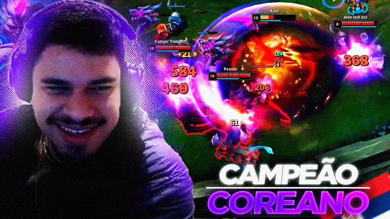 CAÍ CONTRA UM CAMPEÃO DA LCK 😱