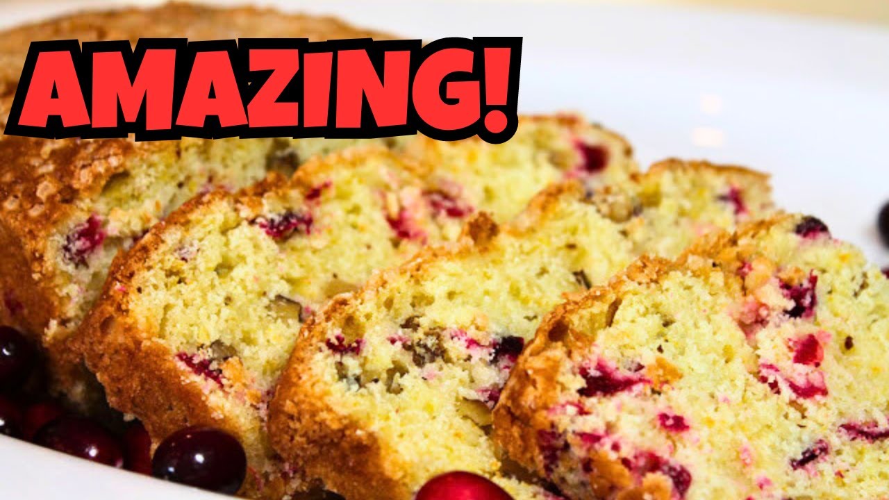 Amazing One-Bowl Cranberry Orange Bread Recipe