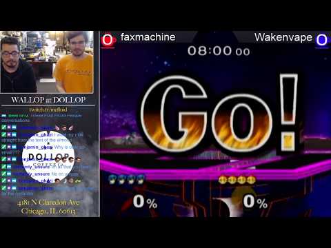 Wallop at Dollop #3 Top 8 Losers - Faxmachine (Marth) vs Wakenvape (Peach)