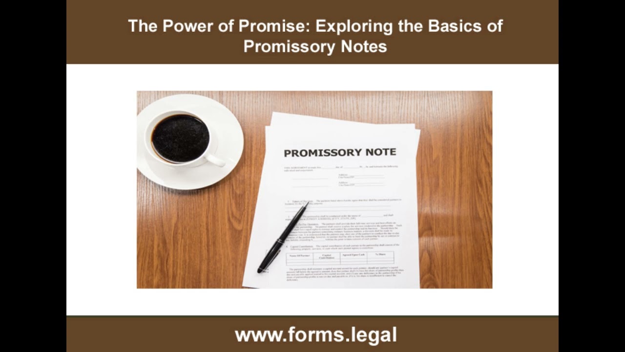 Financial Freedom: The Value of a Free Promissory Note Template