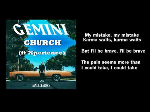 Church - Macklemore (ft Xperience) Lyrics