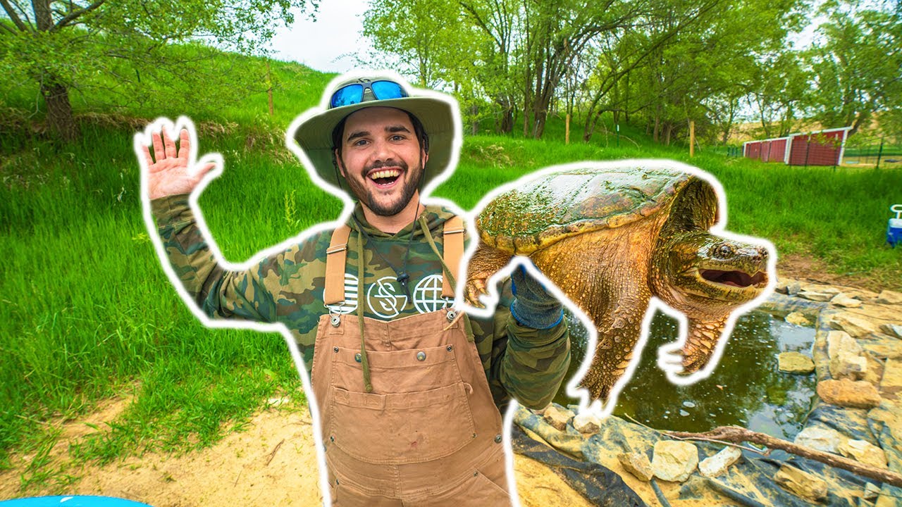 Pet SNAPPING TURTLE Catch Clean Cook! (Rip Stan)