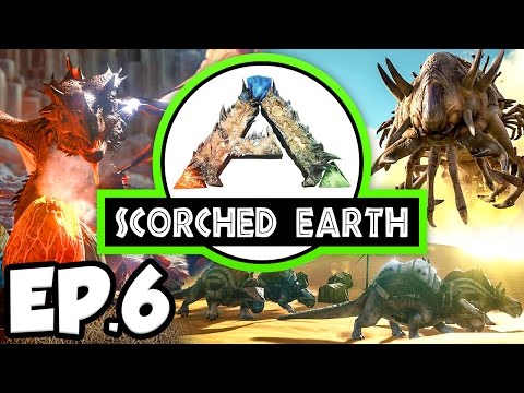 ARK: Scorched Earth Ep.6 - MOTH & UTAHRAPTOR DINOSAURS TAME ATTEMPT!!! (Modded Let's Play Gameplay)