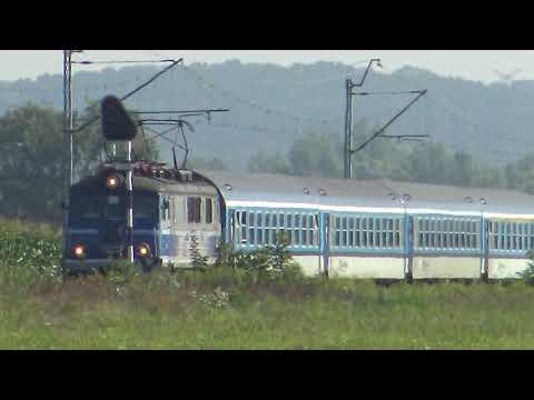 Przelot EU07-317 z TLK "WOLIN" rel. Świnoujście - Bohumin na stacji Rudyszwałd