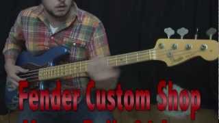 Fender Custom Shop 64 Jazz Bass demo by Bass Club Chicago