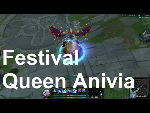 Festival Queen Anivia Skin Spotlight - League of Legends