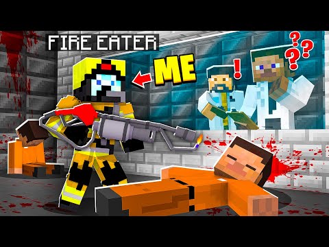 I Became a SCP FIRE EATER in MINECRAFT! - Minecraft Trolling Video