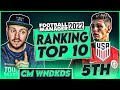 Top 10 Ranked Wonderkid CMs in FM22