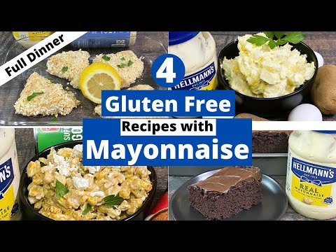 4 GLUTEN FREE RECIPES USING MAYONNAISE | Easy Gluten Free Dinner