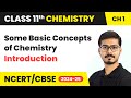 Introduction Some Basic Concepts Of Chemistry Class 11 Chemistry Chapter 1 CBSE 2025 26