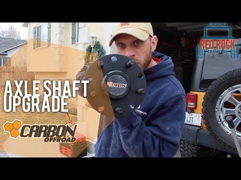 Upgrade! Carbon Offroad Axle Shafts!