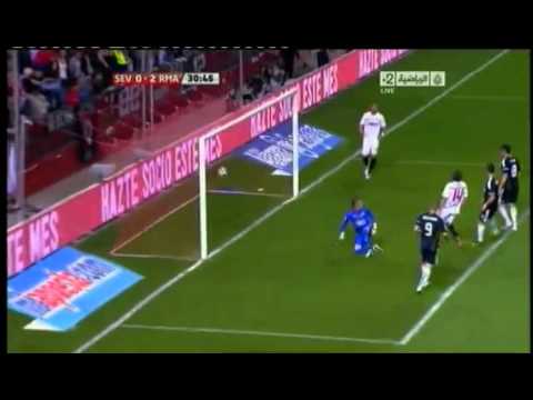 Cristiano Ronaldo first goal - Sevilla 2-6 Real Madrid 7/5/2011 Away