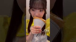 #可愛いくてごめん アイドルの食べ歩き?の巻??