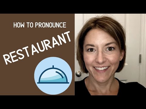 Part of a video titled How to Pronounce RESTAURANT - American English Pronunciation ...