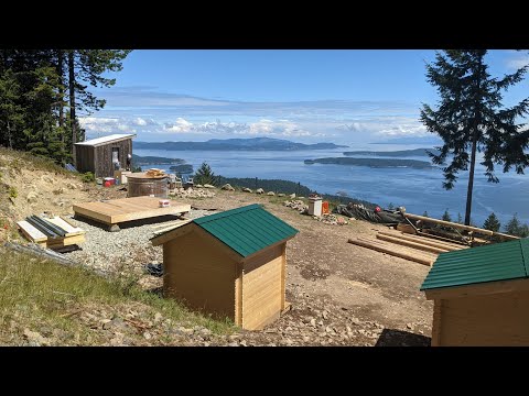 #OffGrid tiny house log milling!