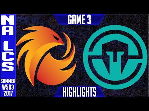 Phoenix1 vs Immortals Highlights Game 3 | NA LCS week 5 Summer 2017 | P1 vs IMT G3