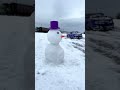 Bye bye mr snowman! #rccars #trickshot #snowman
