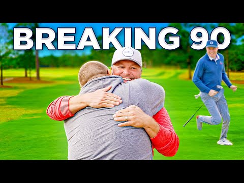 PGA Tour Players Surprise Trent Before Round - Breaking 90 presented by Chevy