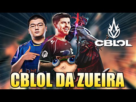 ROUBO IMPOSSÍVEL DO ROBO E COREANO SECRETO DA RENSGA - CBLOL DA ZUEIRA