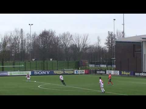 Damian Stiemer, 10 jaar, wedstrijd Ajax E1 - SDZ D1, d.d. 16-03-2013