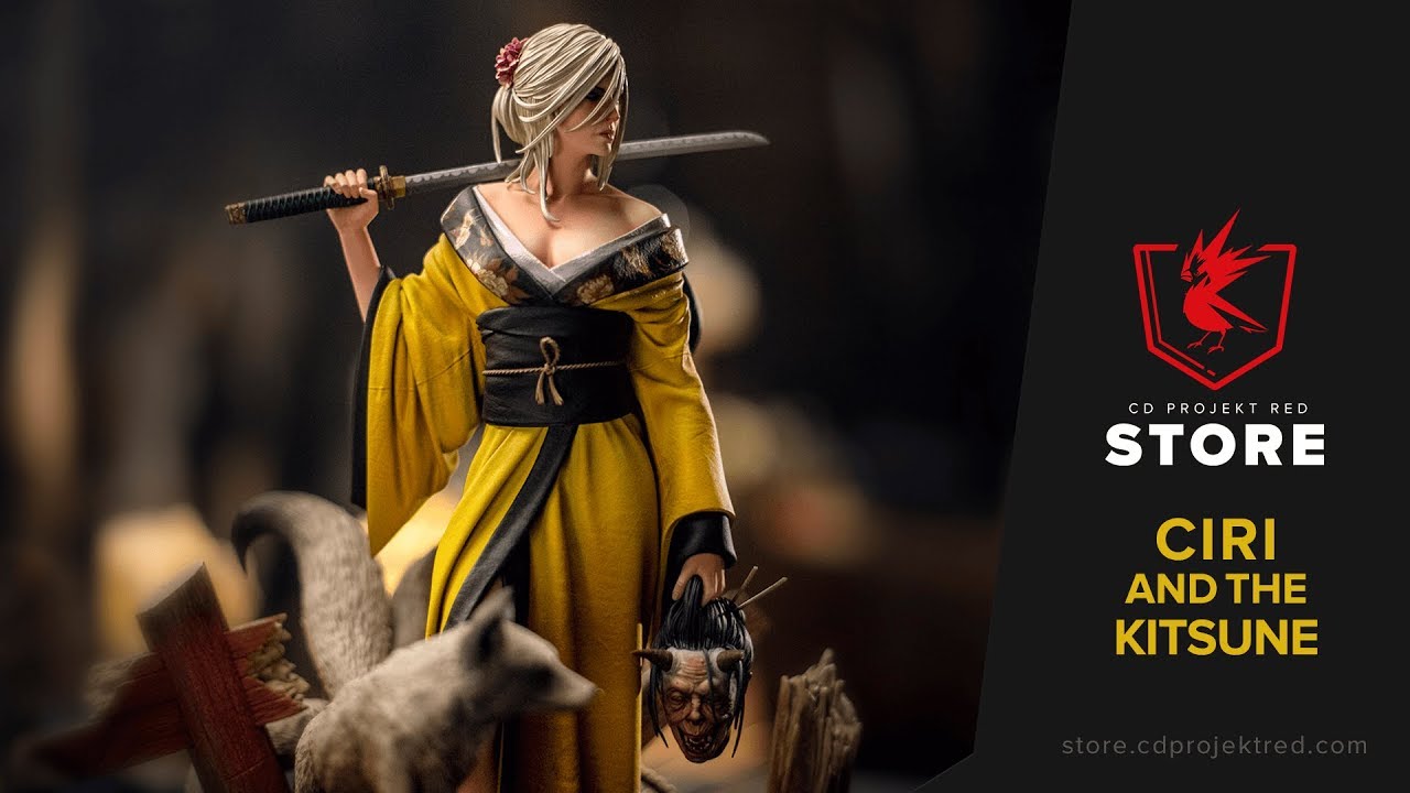 Ciri And The Kitsune Figure Cd Projekt Red Gear