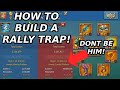 HOW TO BUILD A BEAST RALLY TRAP! LETS GO OVER EVERYTHING YOU WILL NEED! Lords mobile Rally trap.