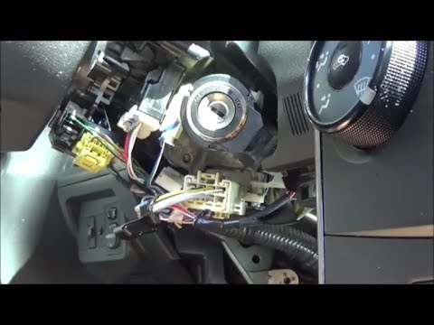2007-2013 Toyota Corolla How to replace/remove ignition lock cylinder Γενικός διακόπτης ανάφλεξης